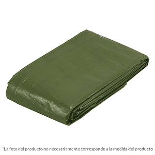 Foto 2 | Lona Uso Rudo Truper Expert 6 X 12 m Verde Olivo