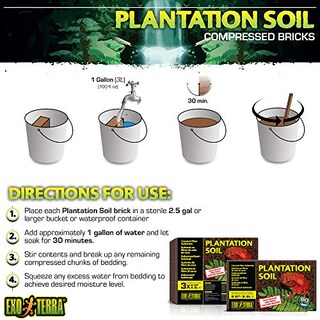 Foto 6 | Sustrato Para Terrario Exo Terra Plantation Soil, 8 Litros, Paquete De 3 - Venta Internacional.
