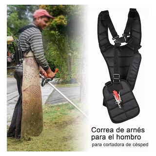 Foto 3 | Correa De Arnés De Hombro Dual Durable Para Desbrozadora Eo Safe Imports Esi-16371 Negro