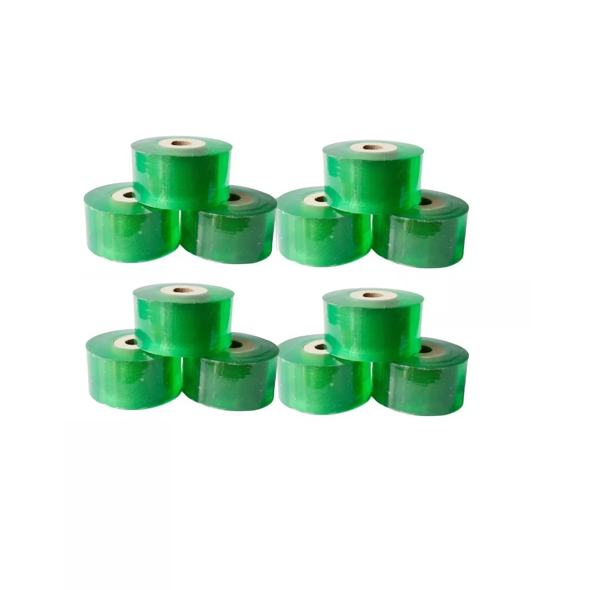 Paquete De 12 Cintas De Injerto 3cm X 100m, Eo Safe Imports Esi-17728 Verde