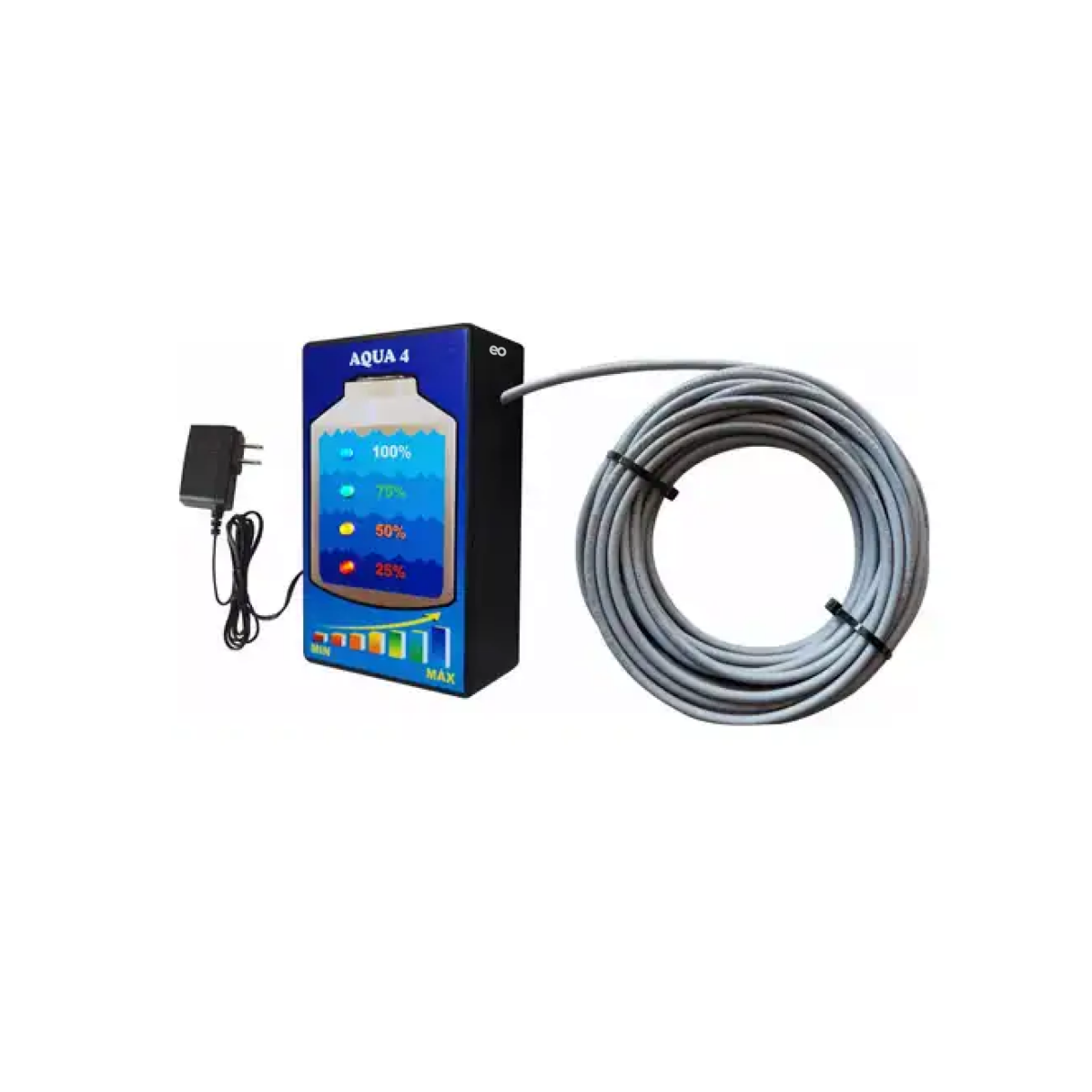 Foto 2 pulgar | Medidor Nivel De Agua 4 Nvls D Tinaco, Cisterna 20m De Cable Eo Safe Imports Esi-16372-1 Multicolor