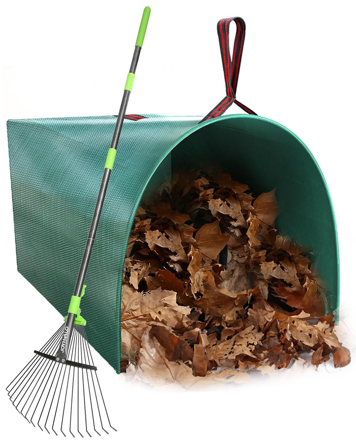 Foto 1 | Juego De Rastrillos Joyhalo De 1,6 M Con Bolsas Para Hojas Tipo Recogedor De 150 Litros - Venta Internacional.