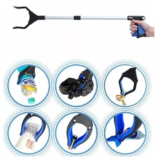Foto 2 | Recogedor De Basura Belug Plegable Con Bastón Herramienta Agarra, Azul Con Negro