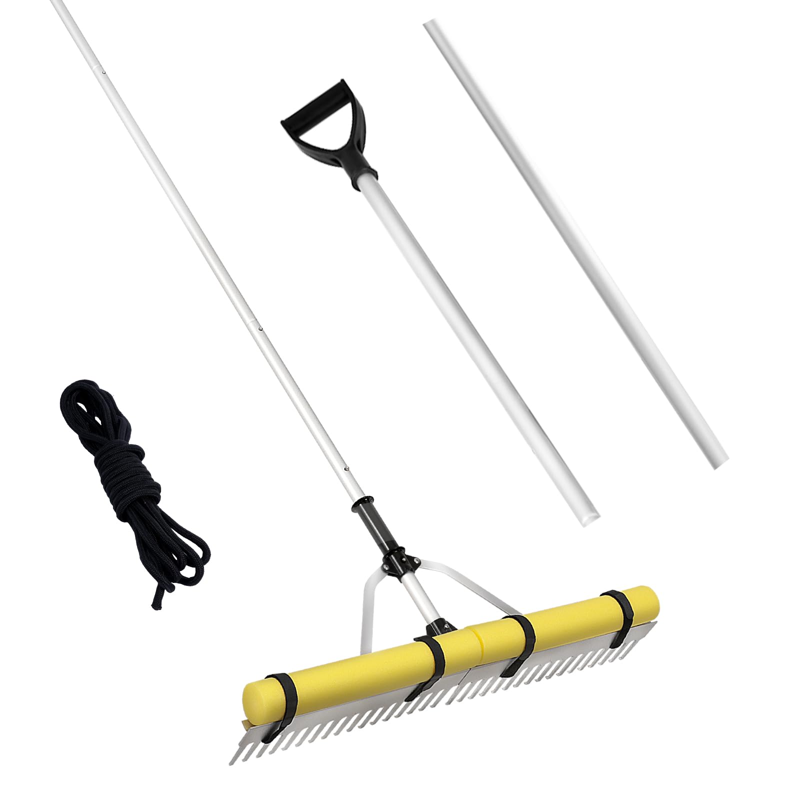 Foto 2 pulgar | Rastrillo Para Jardinería Vevor De 36 Cabezales De Aluminio Con Mango De 102,36 Cm - Venta Internacional.