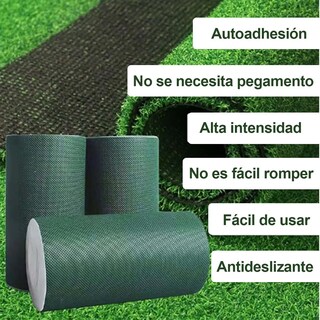 Foto 4 | Cinta Sintética Para Césped Artificial 15cmx10m Eo Safe Imports Esi-19750 Verde