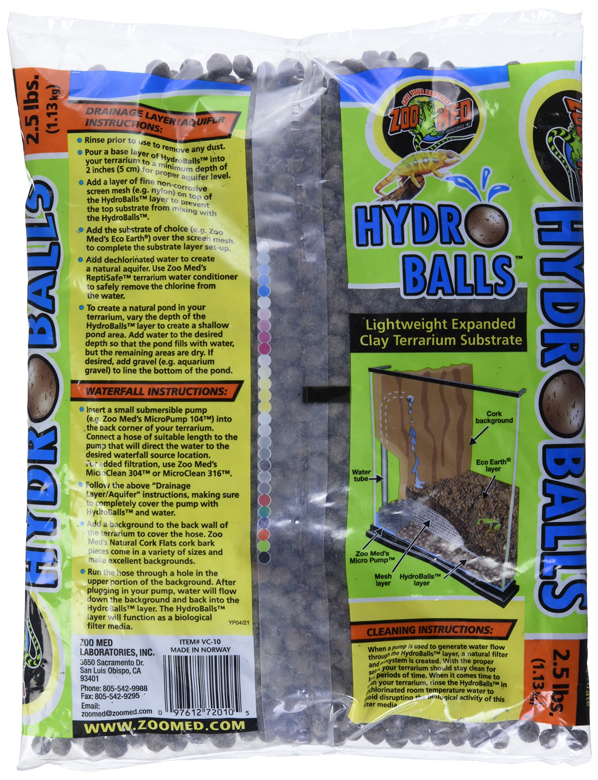 Foto 3 pulgar | Sustrato Para Terrario Zoo Med Hydroballs, 1,13 Kg (paquete De 2) - Venta Internacional.