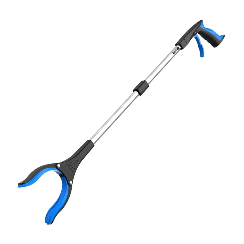 Foto 1 | Recogedor De Basura Plegable Con Bastón Herramienta Belug  Azul Y Negro