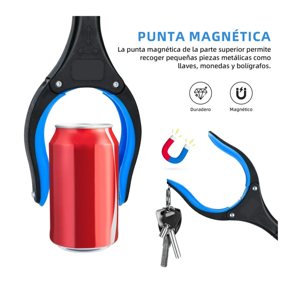 Foto 5 | Recogedor De Basura Plegable Con Bastón Herramienta Belug  Azul Y Negro
