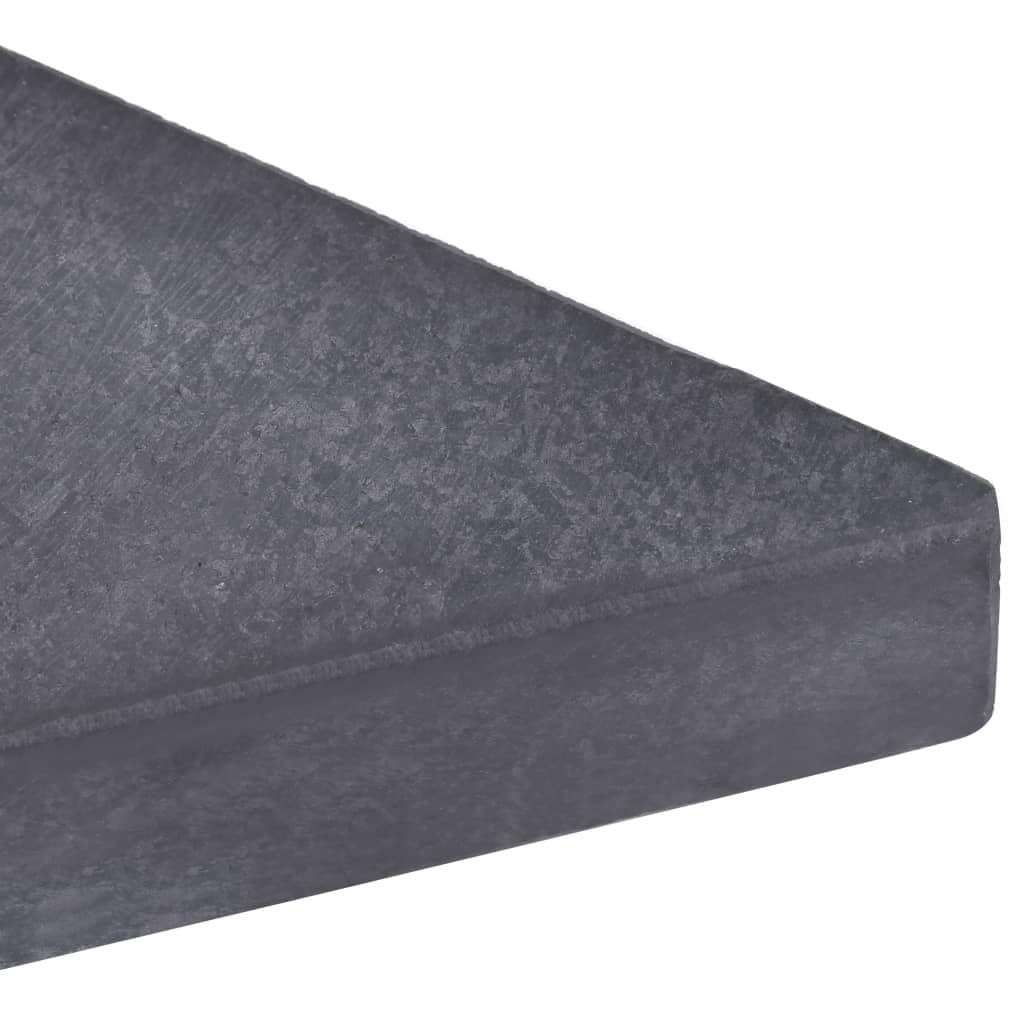 Foto 5 pulgar | Base Para Paraguas Vidaxl Granito Negro De 47 X 47 X 5 Cm - Venta Internacional.