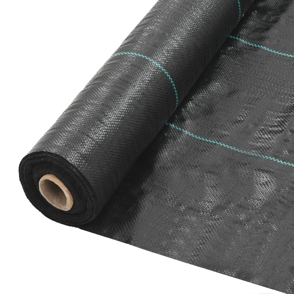 Foto 2 pulgar | Alfombrilla Antimalezas Y Raíces Vidaxl  Color Negro  2 M X 5 M  Polipropileno  Para Exteriores - Venta Internacional.
