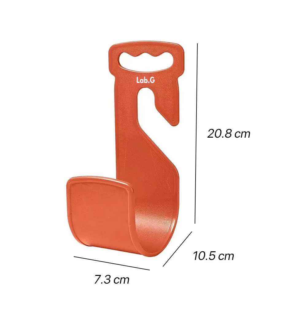 Foto 4 pulgar | 5 Pzs Gancho Plástico Para Manguera De Jardín Color Naranja