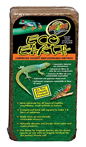 Foto 3 | Sustrato De Fibra De Coco Zoo Med Eco Earth 8l (paquete De 2) - Venta Internacional.