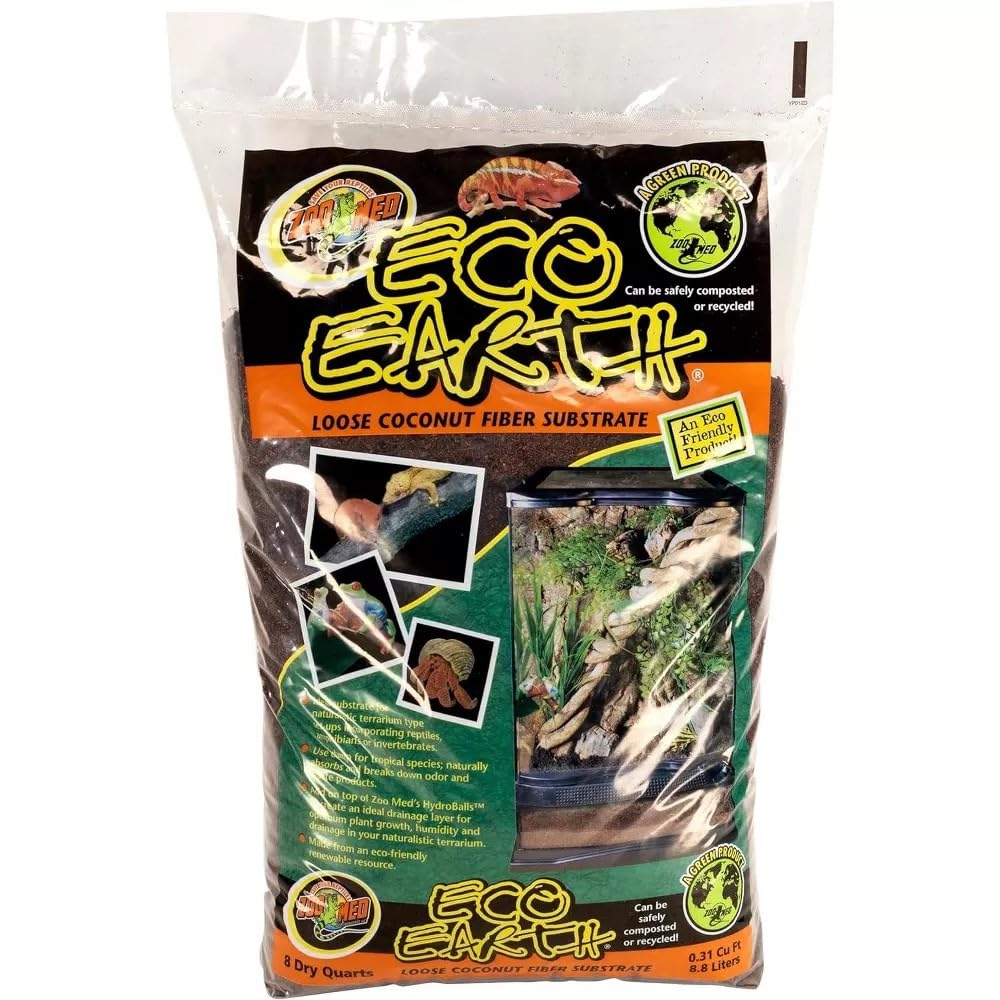 Foto 7 pulgar | Sustrato De Fibra De Coco Zoo Med Eco Earth 8l (paquete De 2) - Venta Internacional.