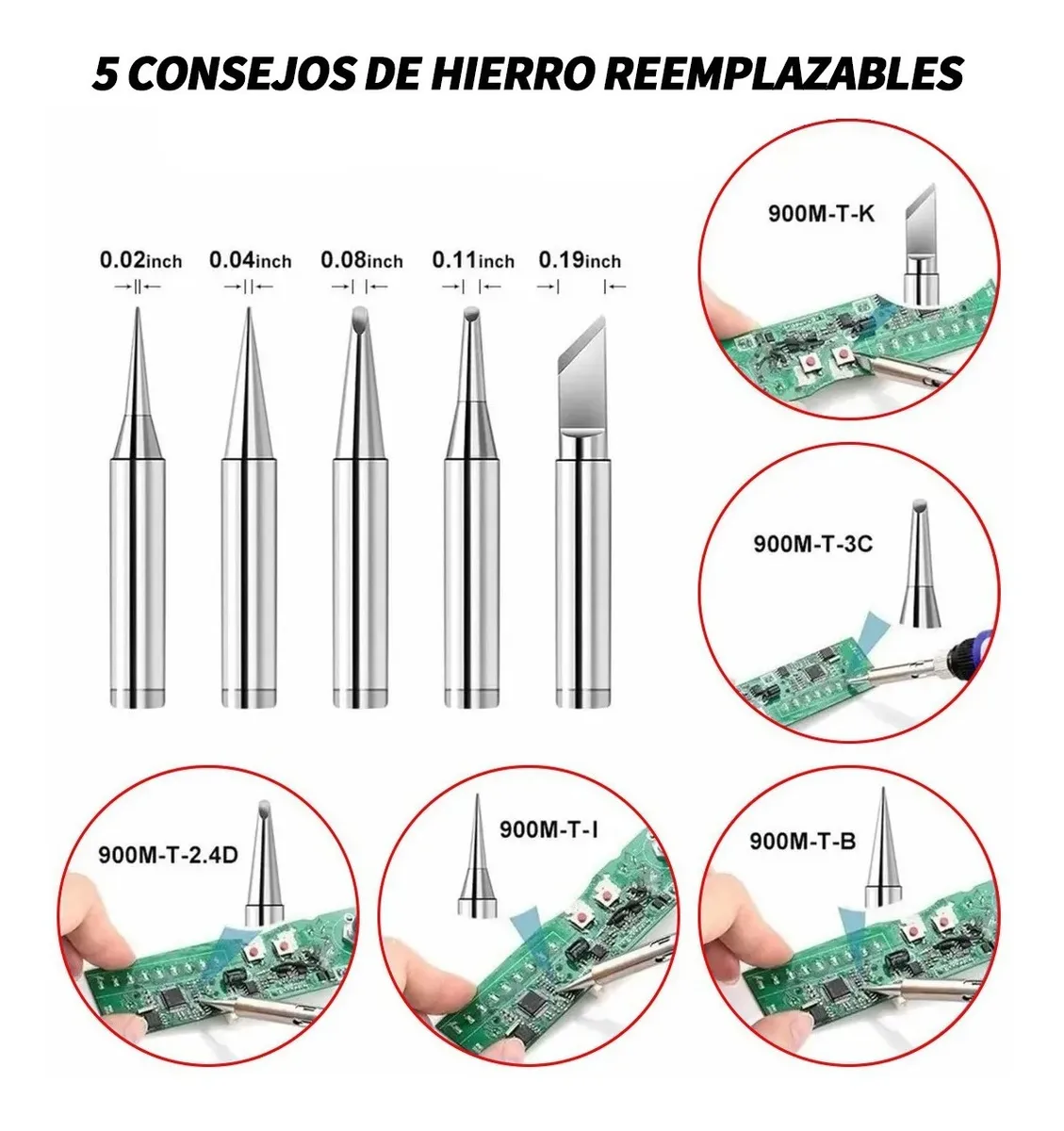 Foto 3 pulgar | Kit del Soldador Malubero Puntas 134 Piezas