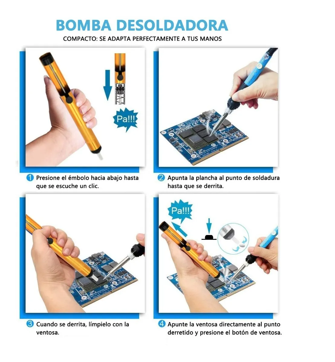 Foto 4 pulgar | Kit Temperatura de Soldadura Malubero Ajustable 60w