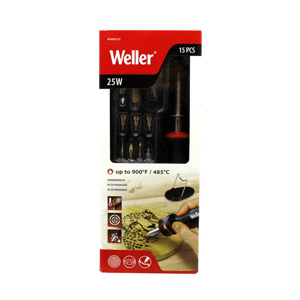 Foto 2 pulgar | Kit de Pirograbado Weller Wliwbk2512a color Rojo 15 Piezas