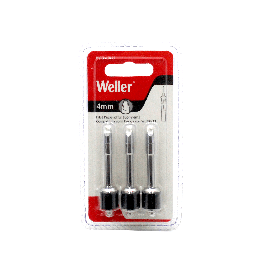 Foto 3 pulgar | Puntas tipo Cincel Weller para Cautín 4.0 mm 3 Piezas