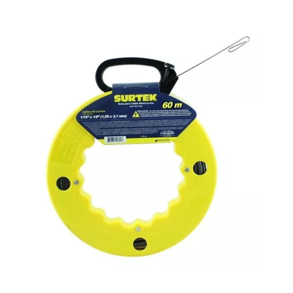 Guía para Cable Surtek 112602 color Amarillo 5 Alambres sin Pelar 60 m $979