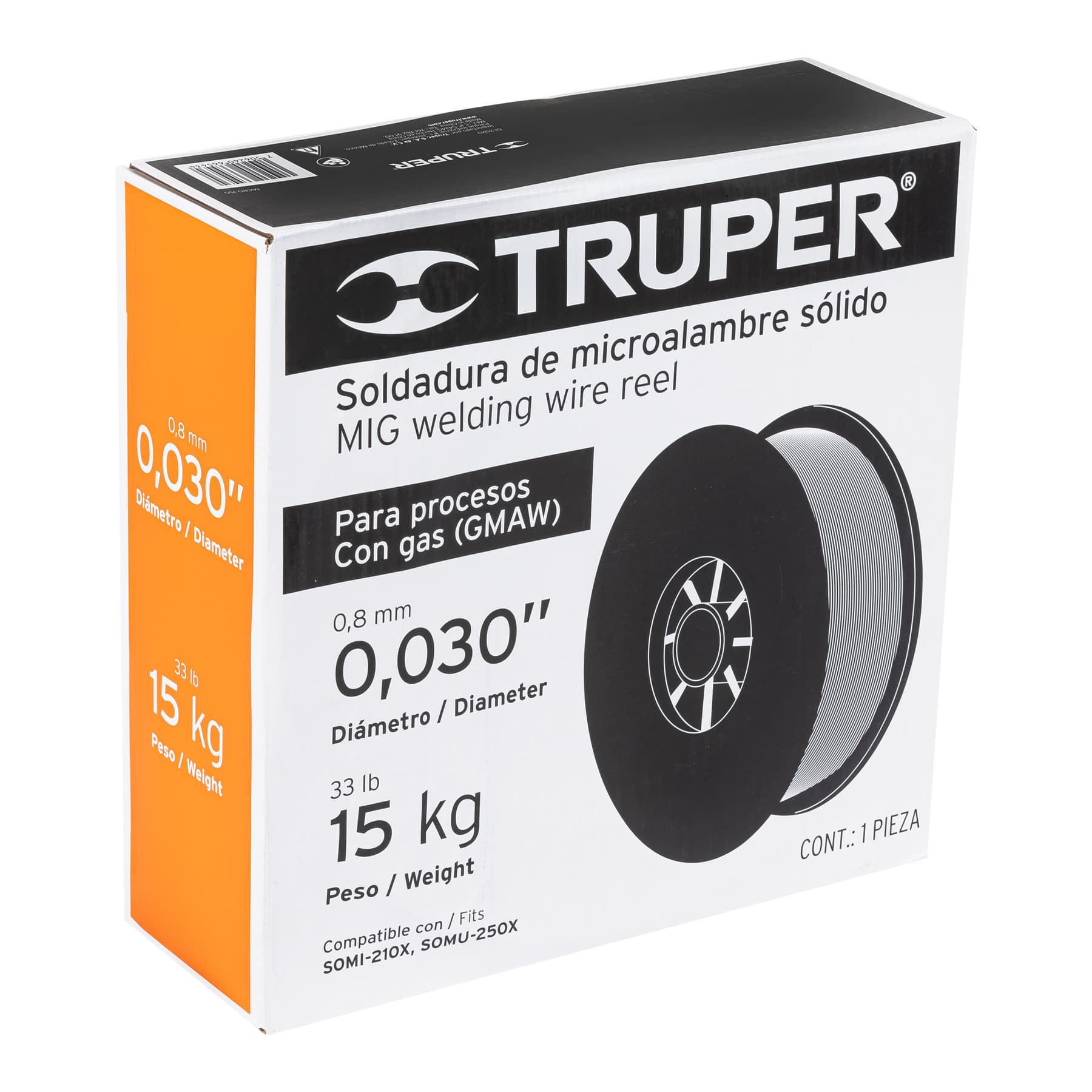 Foto 4 pulgar | Soldadura de Microalambre Sólido Truper de 15 Kg