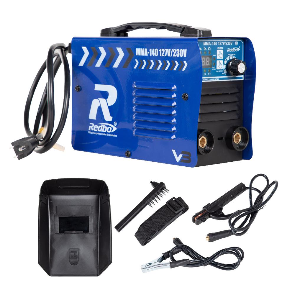 Foto 1 | Soldadora Inversora Mma-140 127/230 Portatil Azul Inverter