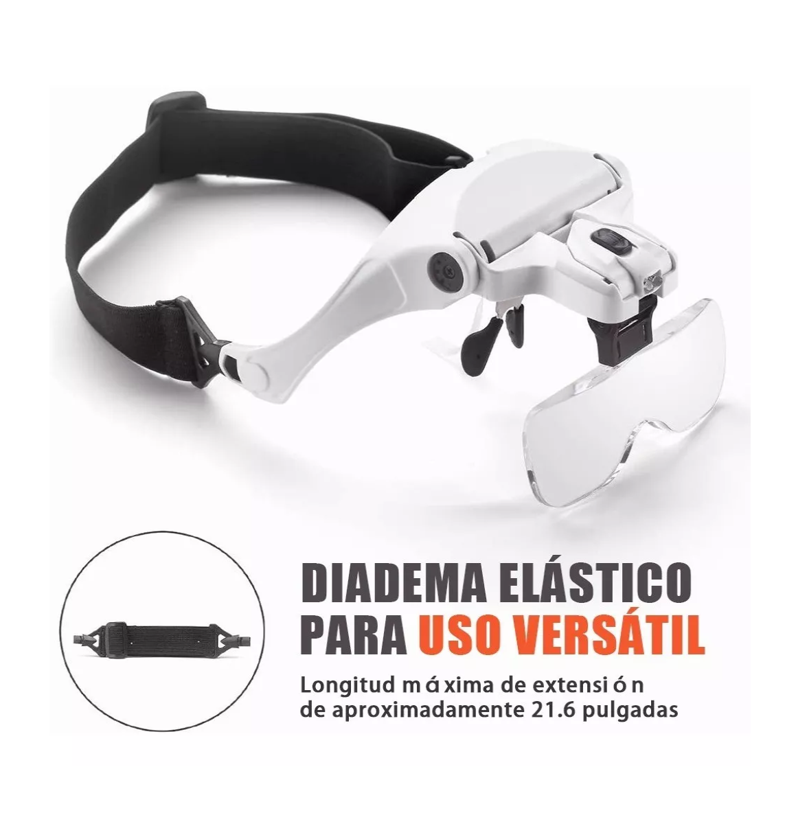 Foto 4 pulgar | Lentes Lupa Luz Led Lab.G