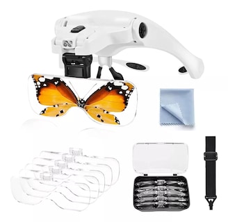 Foto 5 | Lentes Lupa Luz Led Lab.G Blanco