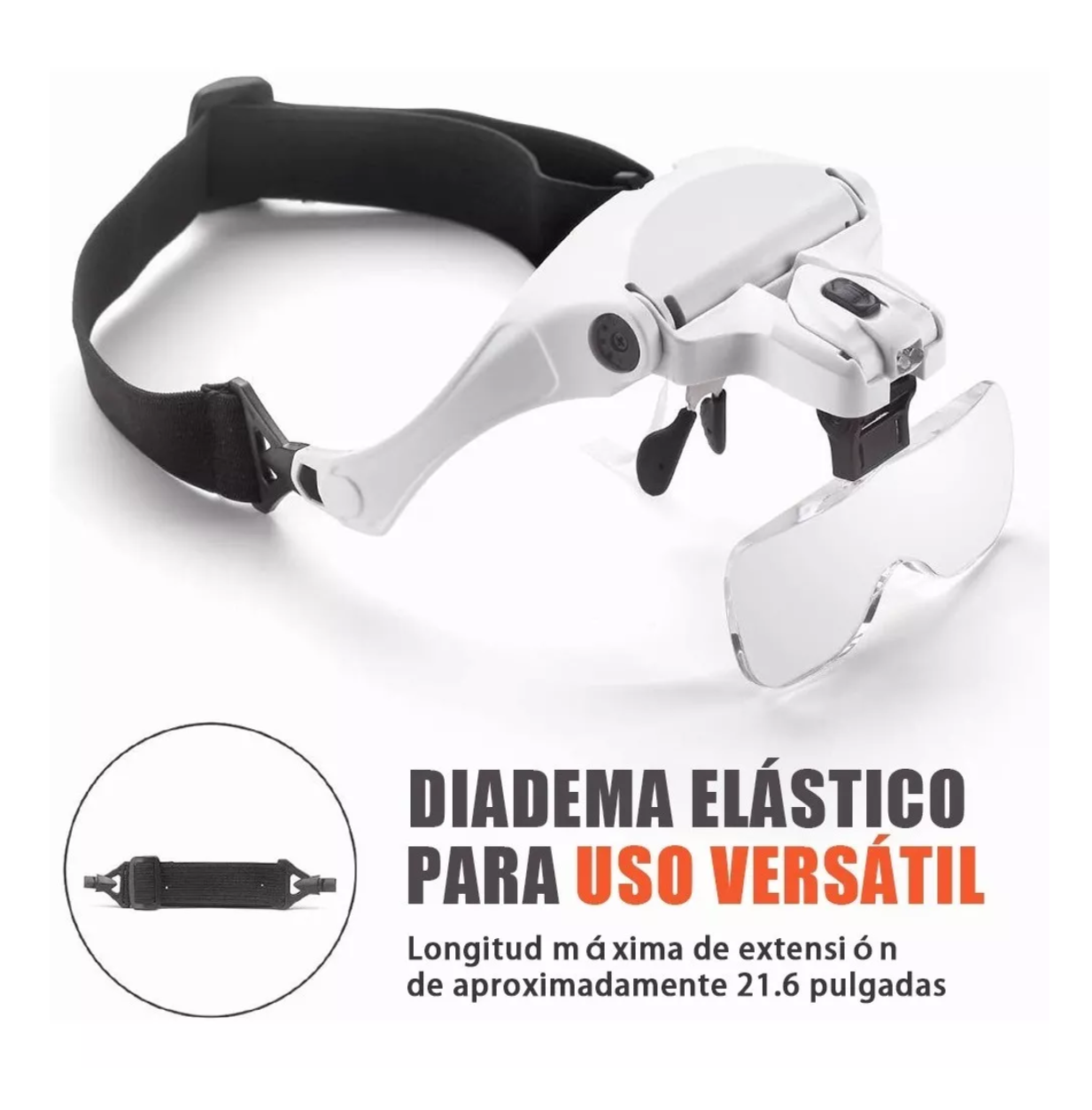 Foto 5 pulgar | Lentes Lupa Luz Led Lab.G Blancos