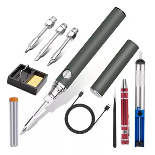 Foto 1 | Kit De Soldador Inalámbrico Usb,8w Temperatura Ajustable Eo Safe Imports Esi-17907 Multicolor