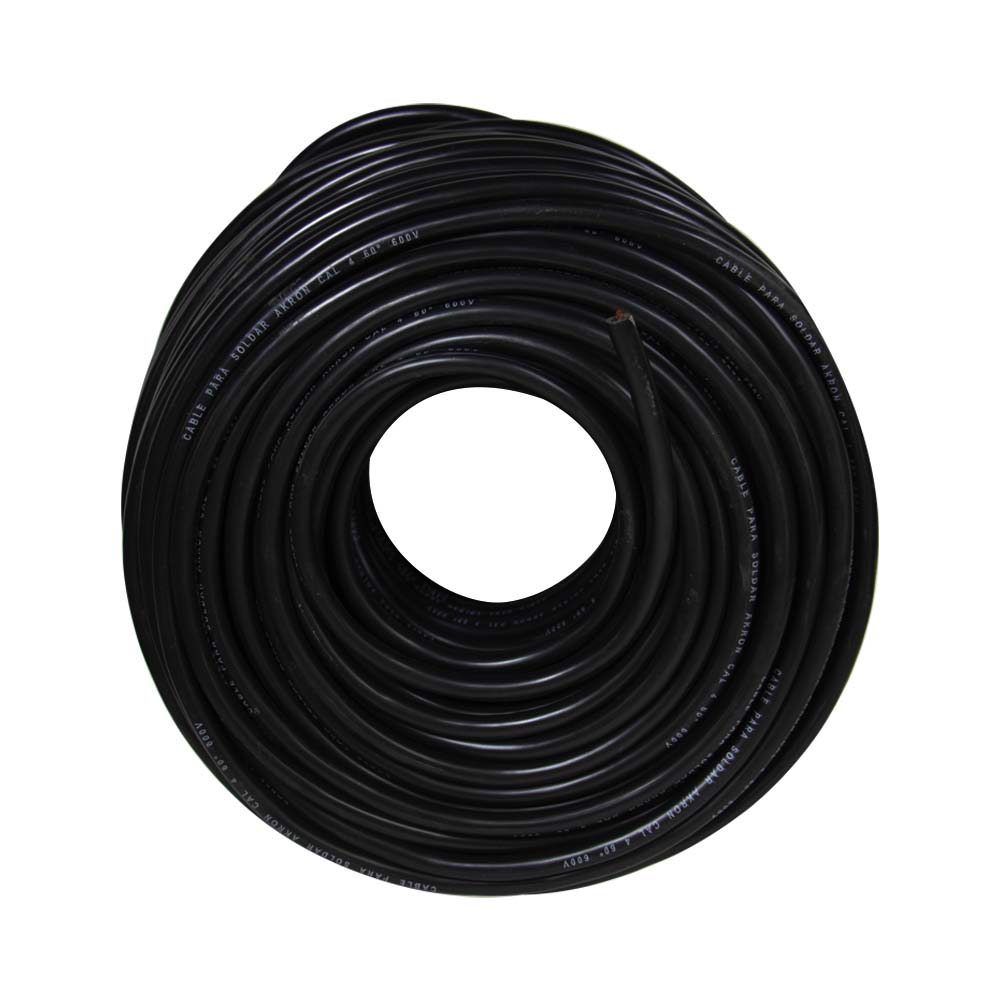 Rollo De Cable Para Soldadora Akron 2/0 Awg 25 Mts