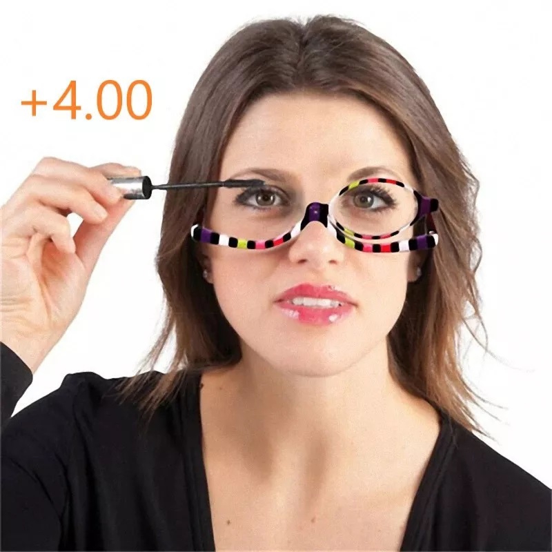 Gafas De Maquillaje Con Lupa Presbyopia De 2.50 Grados - Venta Internacional.