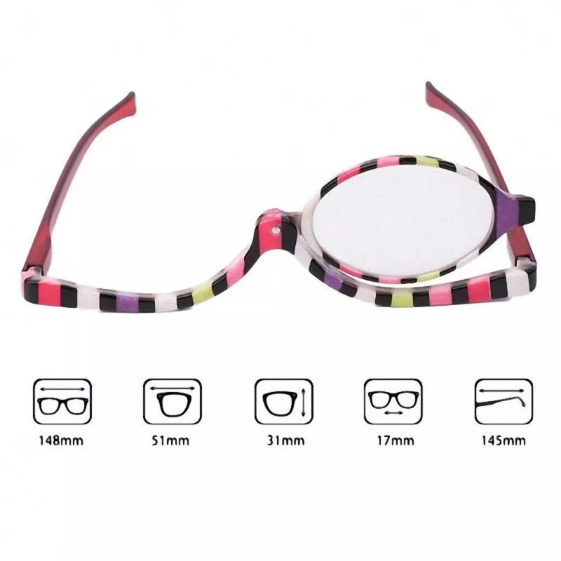 Foto 5 pulgar | Gafas De Maquillaje Con Lupa Presbyopia De 2.50 Grados - Venta Internacional.