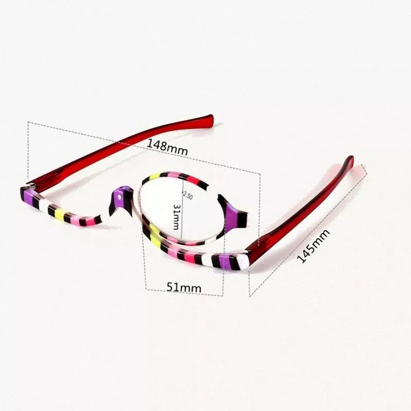 Foto 6 pulgar | Gafas De Maquillaje Con Lupa Presbyopia De 2.50 Grados - Venta Internacional.