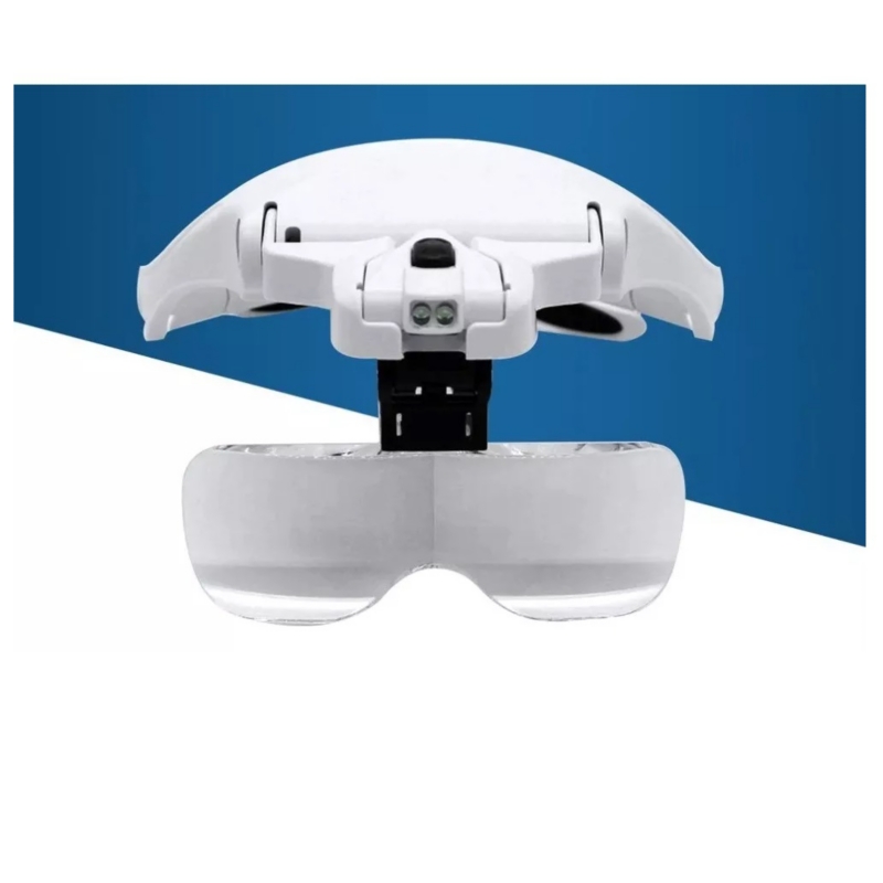 Foto 5 pulgar | Linterna Frontal Con Visera Y Lupa Con 5 Lentes Y Luz Led - Venta Internacional.