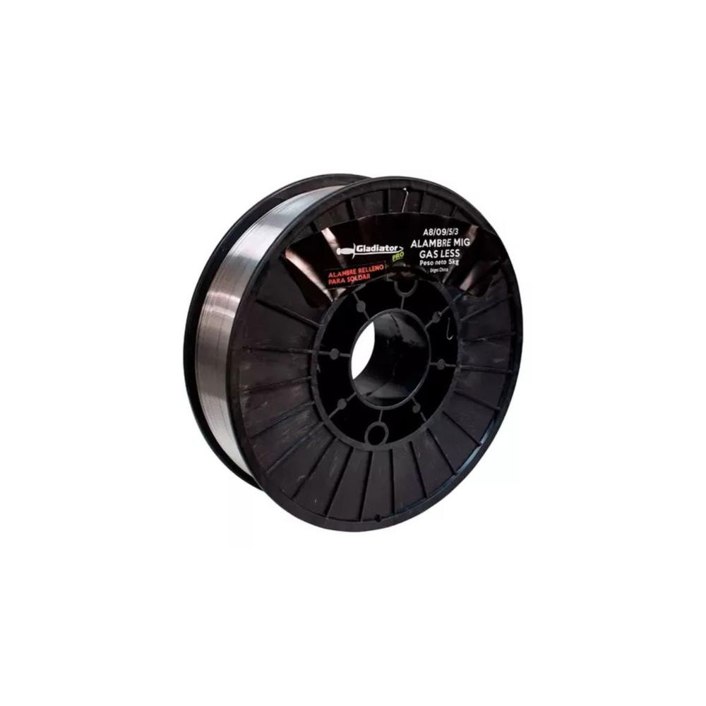 Foto 2 pulgar | Microalambre Mig Gas Less 5kg 0.9mm Gladiator A80953 Soldar