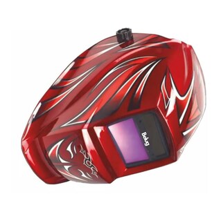 Foto 3 | Careta Electrónica Soldar Adir Oscurecimiento Belug Color Rojo