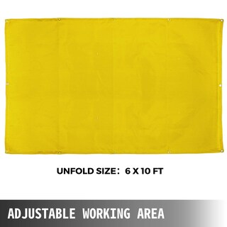 Foto 4 | Manta De Soldadura Vevor De Fibra De Vidrio Dorada De 1,8 M X 3 M Con Bolsa De Transporte - Venta Internacional.