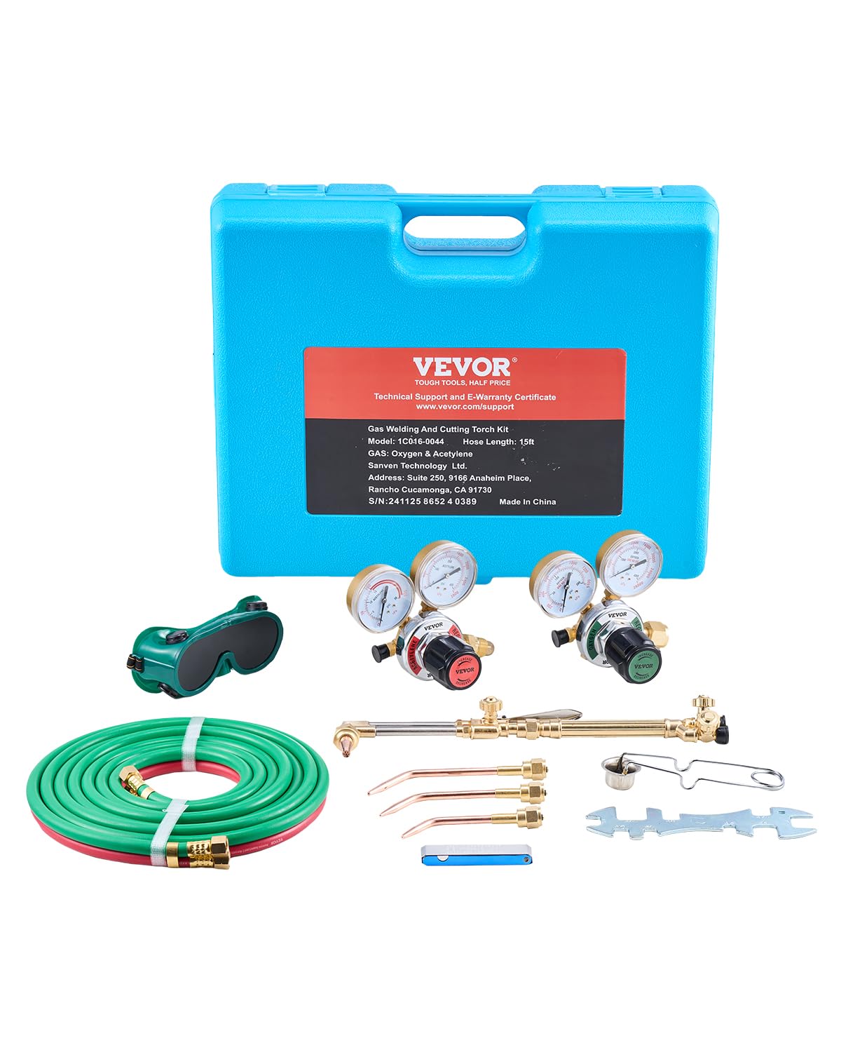 Foto 2 pulgar | Kit De Antorchas De Oxigeno-acetileno, Soldadura A Gas Vevor, 14 Piezas - Venta Internacional.