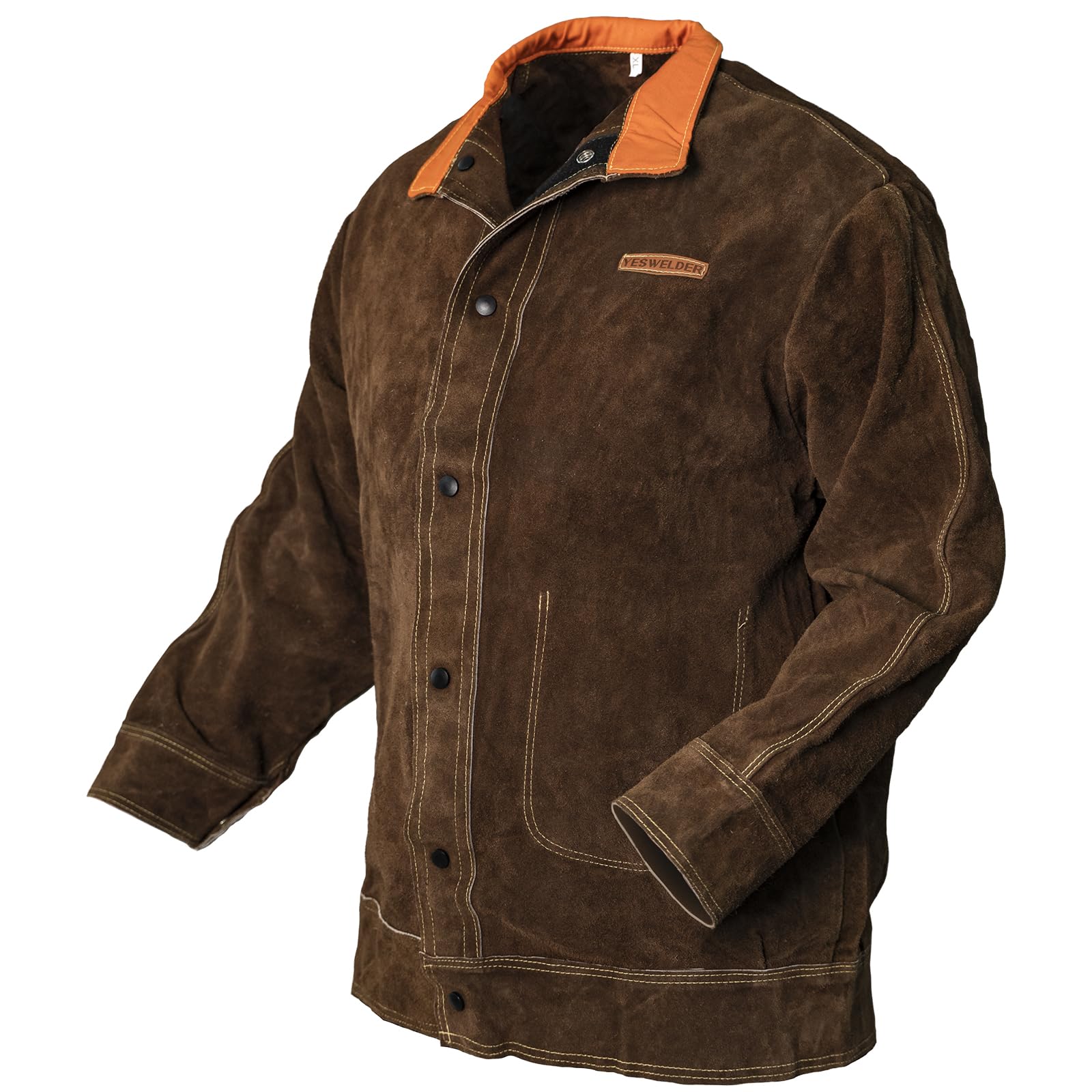 Foto 1 | Chaqueta De Soldadura Yeswelder Leather Para Hombre Y Mujer Heavy Duty - Venta Internacional.