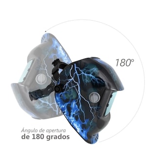 Foto 4 | Careta Electrónica Soldar Automática Diseño Con Rayos Lab.g Azul