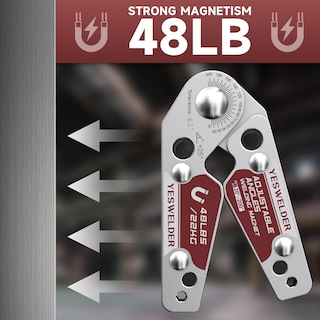 Foto 5 | Imán De Soldadura Yeswelder, Ángulo Ajustable 20-200°, 22 Kg - Venta Internacional.