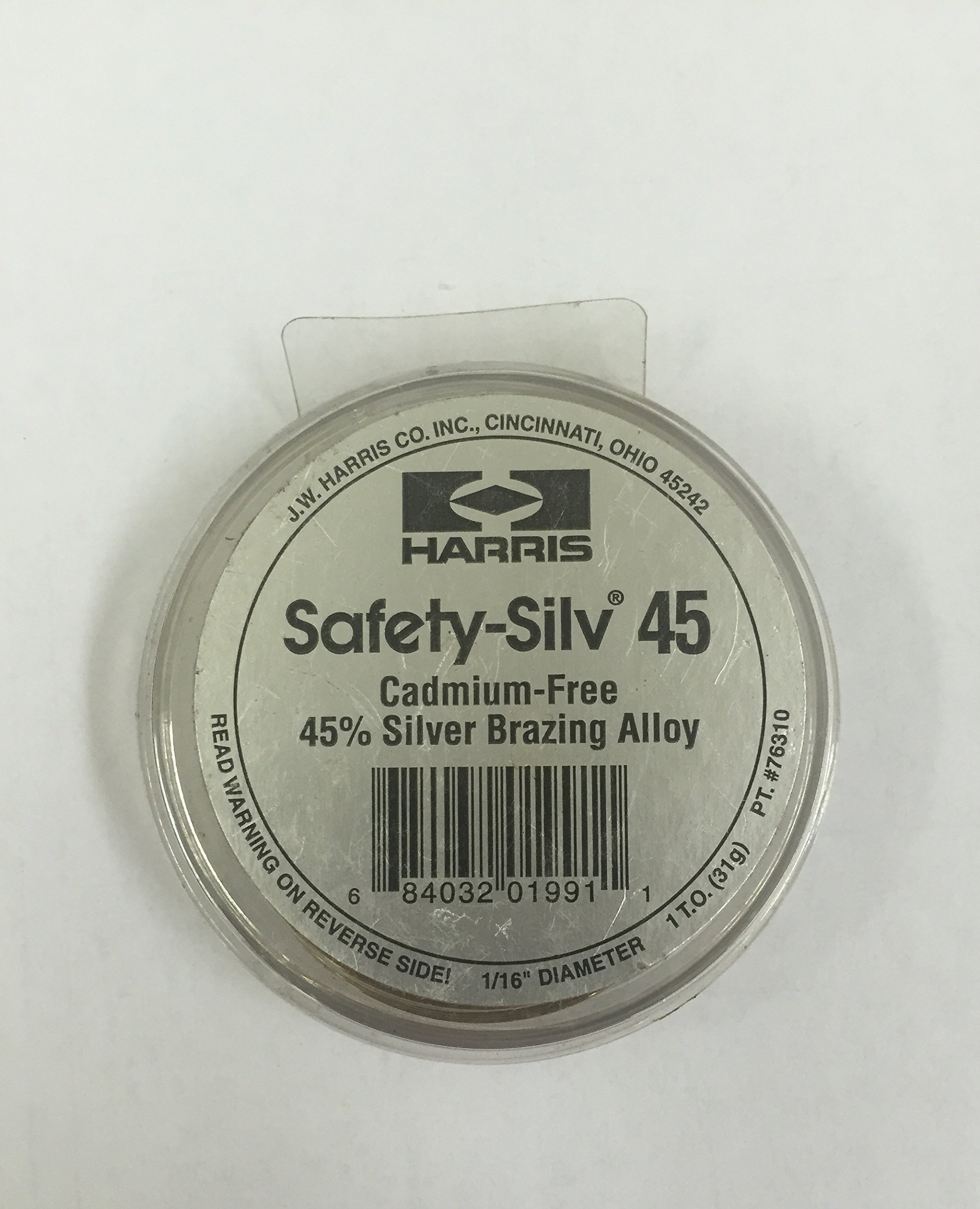 Foto 2 pulgar | Aleación De Plata Para Soldadura Fuerte Harris Safety Silv 45 31g 1.6mm - Venta Internacional.