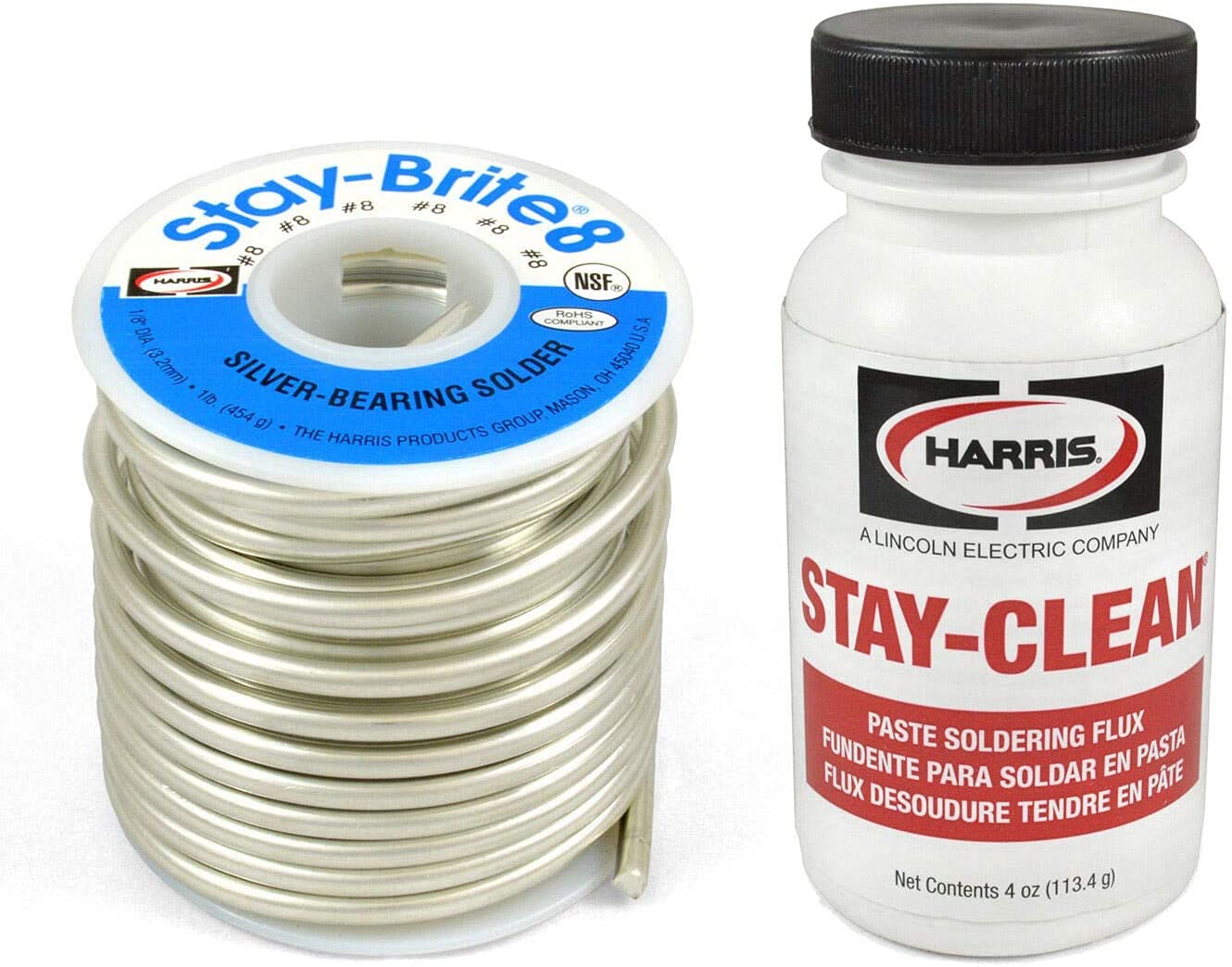 Foto 2 pulgar | Kit De Soldadura Harris Sb861 Y Scpf4 Con Soldadura Plateada Stay-brite #8 - Venta Internacional.