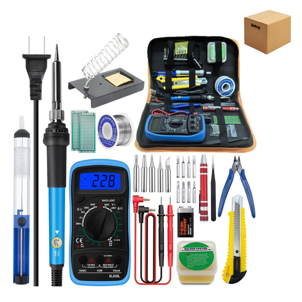Foto 1 | ''kit De Soldador Eléctrico De Temperatura Regulable Completo Belug  Multicolor ''