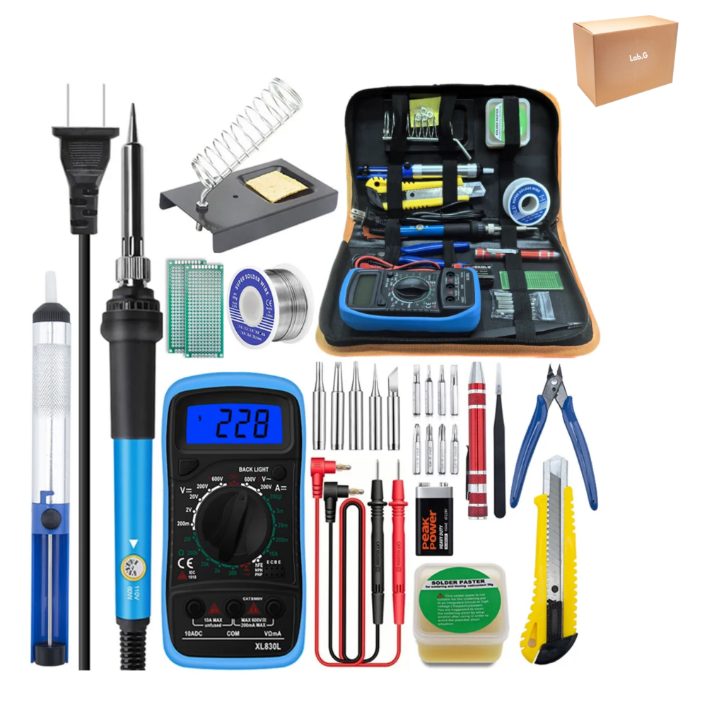 Foto 1 | ''kit De Soldador Eléctrico De Temperatura Regulable Completo Lab.g  Multicolor ''