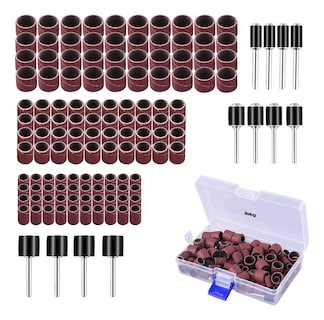 Foto 2 | Kit 132 Lijas Tambor G80 G100 G120 para Dremel Mandriles V3 Guinda
