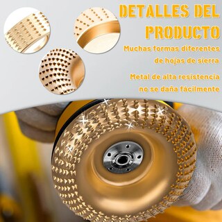 Foto 3 | Juego De 20 Discos Lab.g Para Tallar Madera Y Llave Amoladora Dorado Guinda