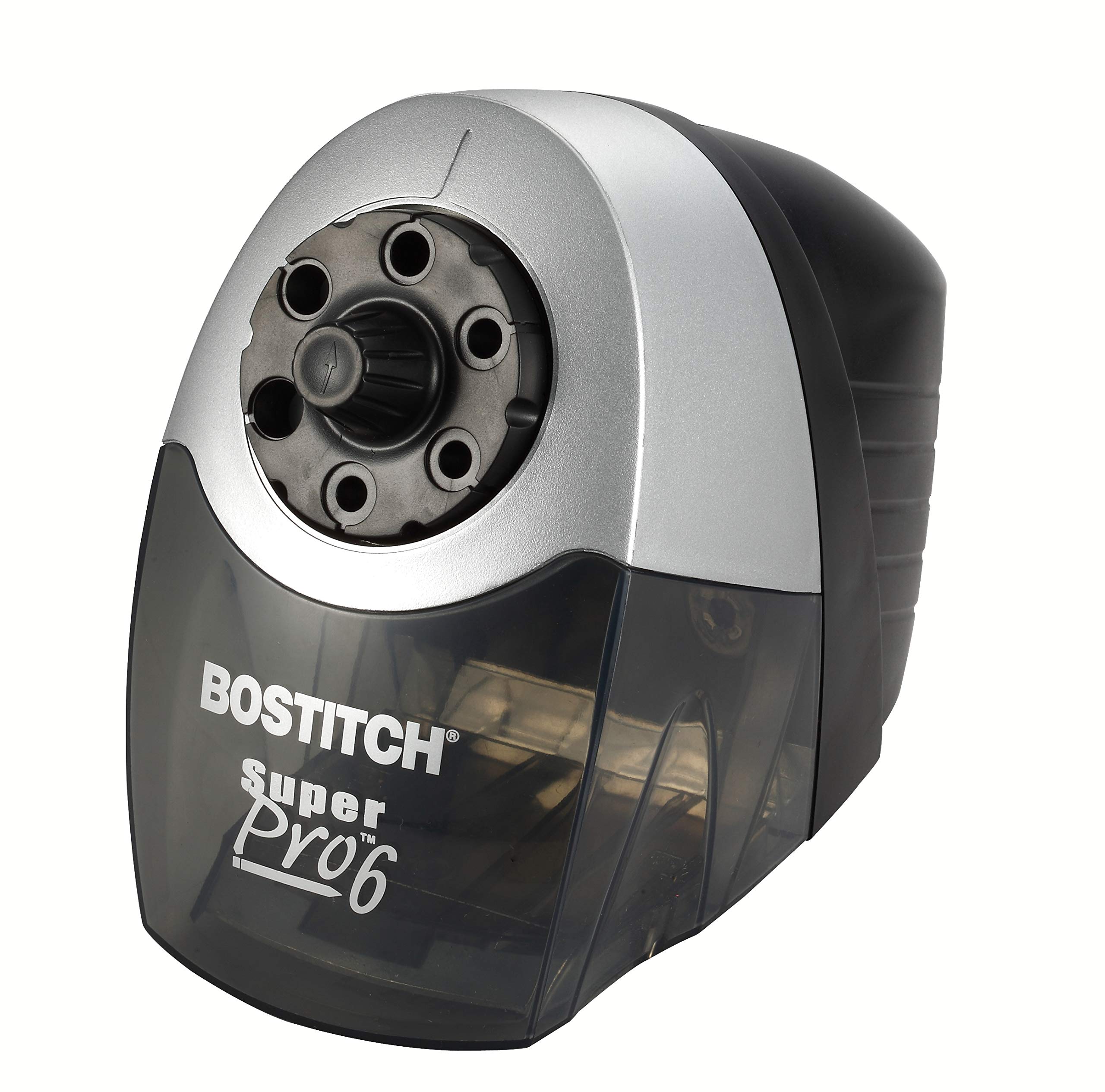Sacapuntas Bostitch Superpro6 Commercial Con 6 Agujeros, Color Gris - Venta Internacional.