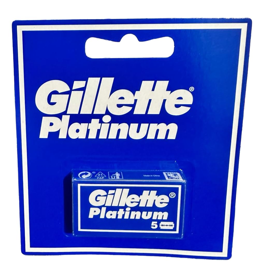 Foto 5 pulgar | Navajas Gillette Platinum Double Edge 50 Unidades - Venta Internacional.