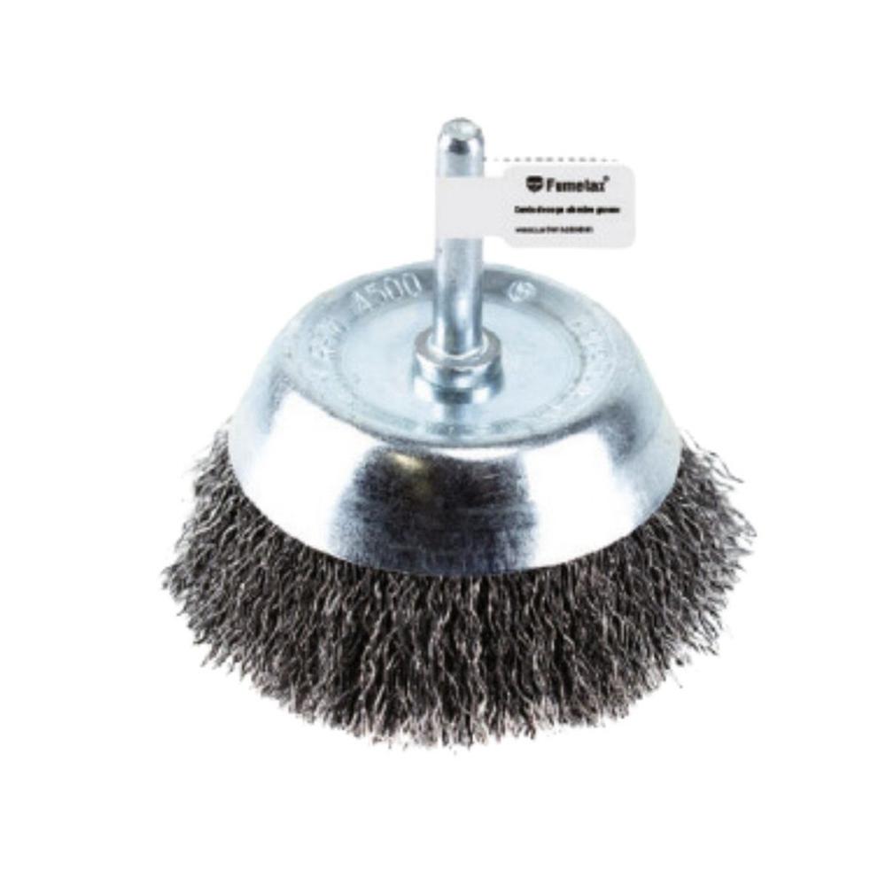 Carda de Copa Fumetax Alambre Grueso 75 mm Pulir SW-32030102