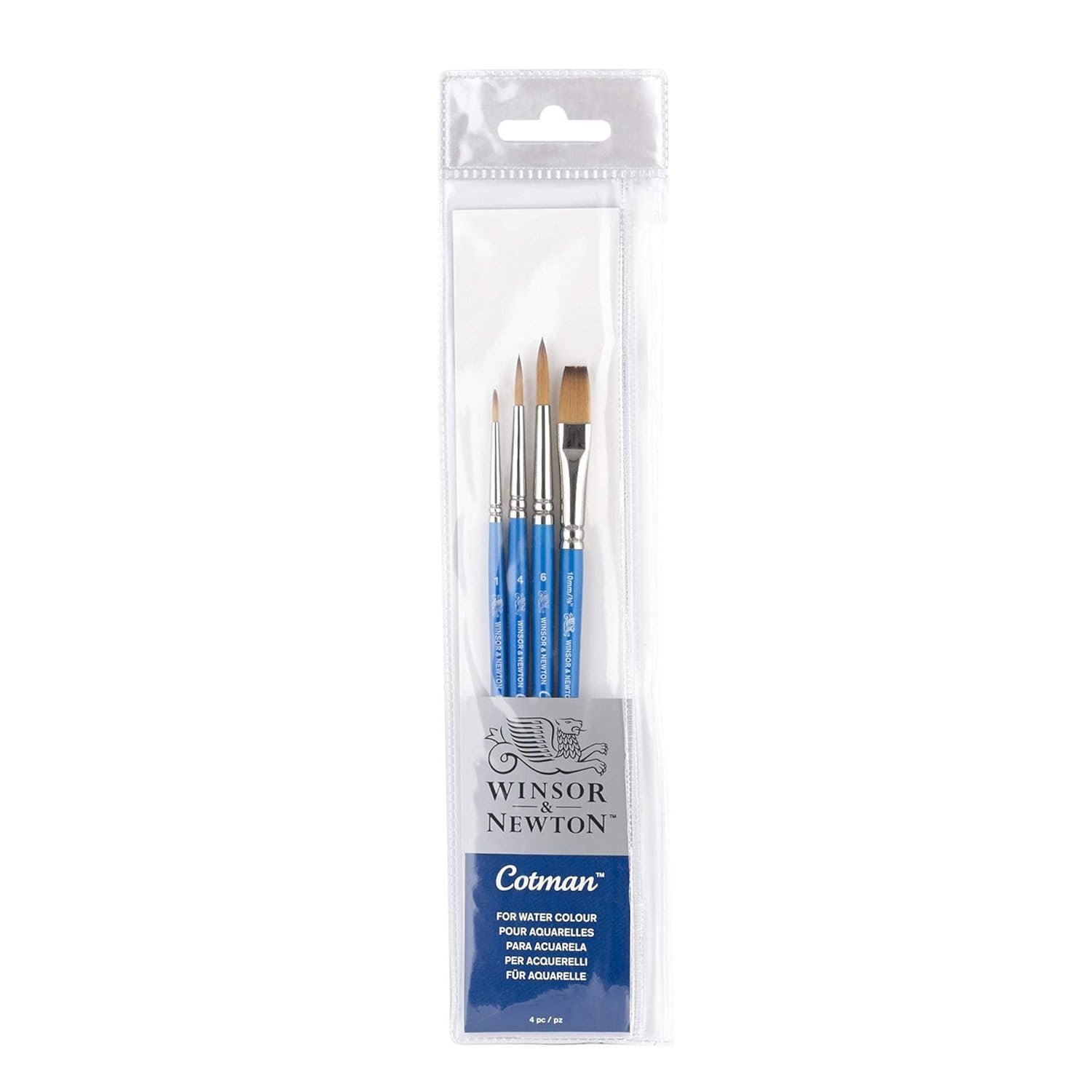 Foto 2 pulgar | Juego De Cepillos Winsor & Newton Cotman De Mango Corto (4 Cepillos) - Venta Internacional.